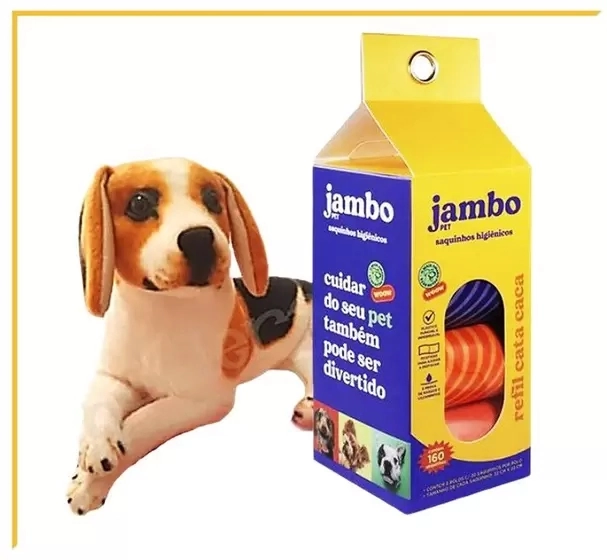 Refil Cata Caca Jambo Pet 8 Rolos
