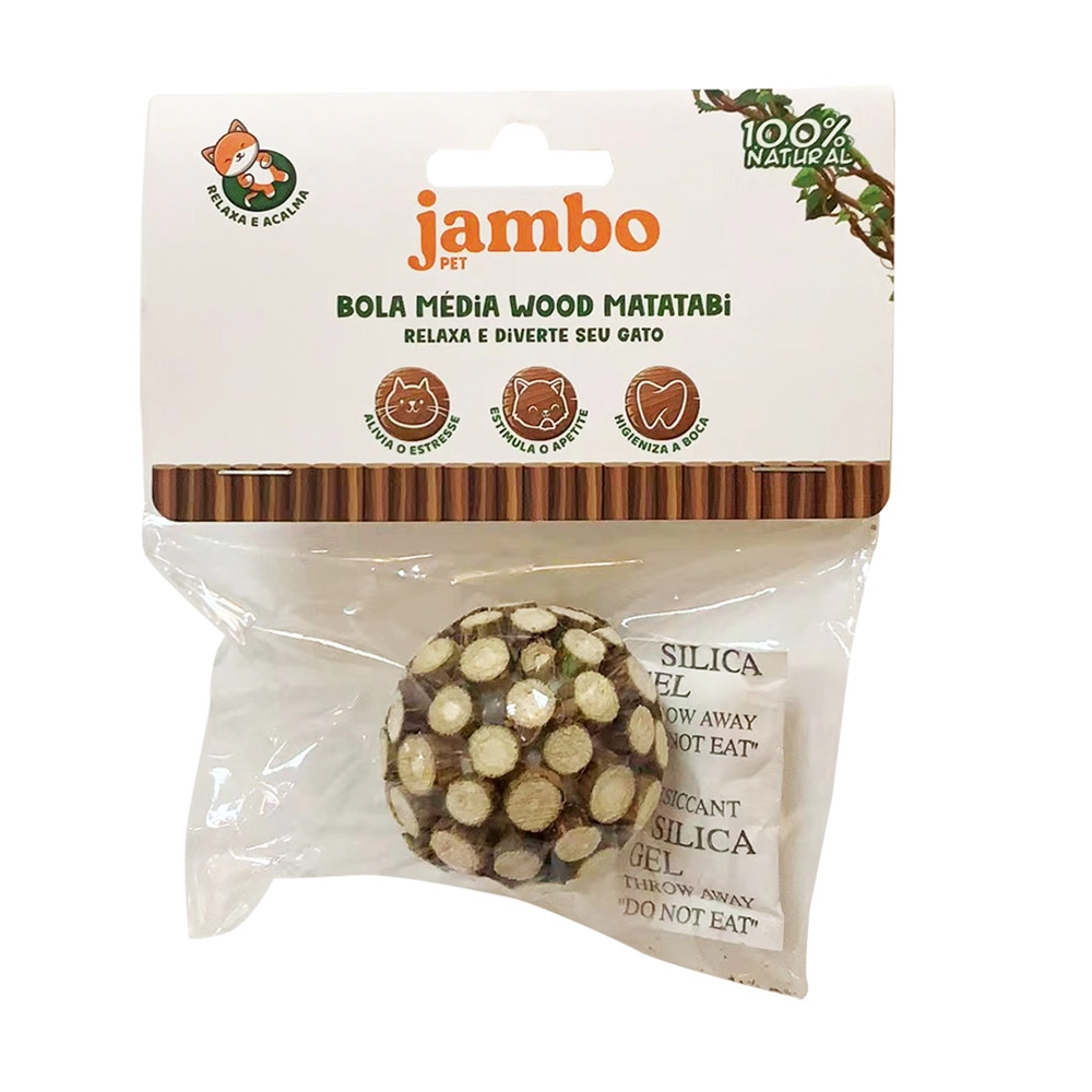 Bola Wood Matatabi Média Jambo