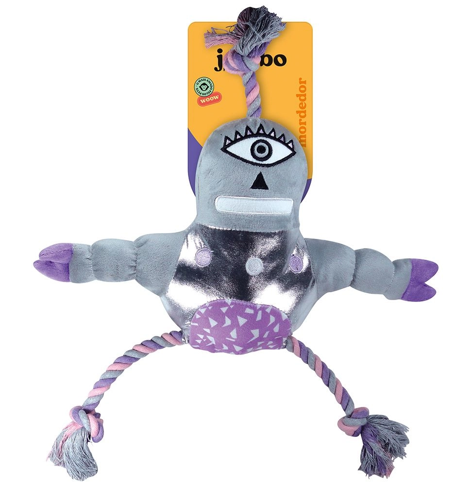 Jambo Mord Pelucia Galaxia Astro Garra Prata Lilas