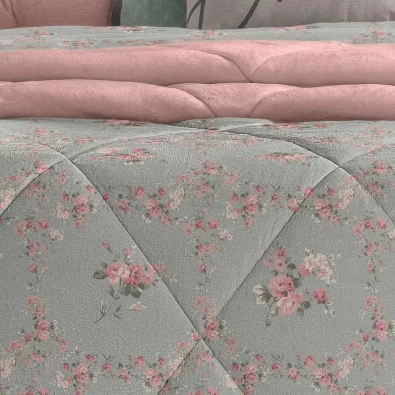 Edredom Plush Combo Soft Queen Slim Sort 2.10x2.40m Ed0575.2303 Hedron