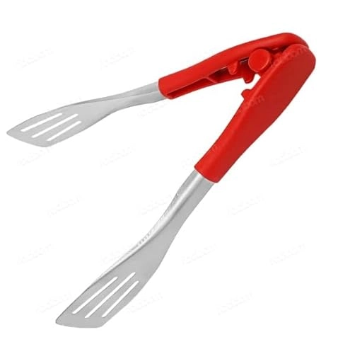 Pegador Unyhome Inox Plastico Vermelho 23,5cm