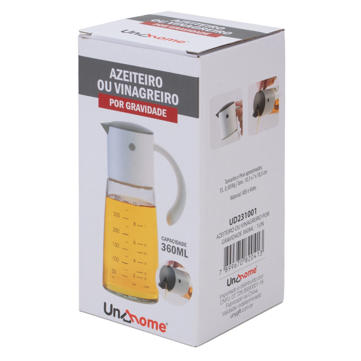 Galheteiro Gravidade 360ml Ud231001 Unica