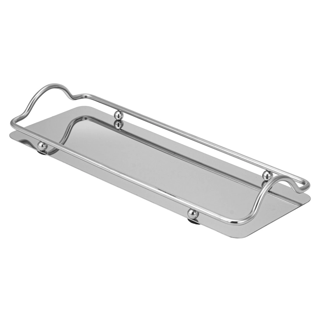 Bandeja Alca Inox Retangular Inox 34.5x12.8cm Ud230143 Unica