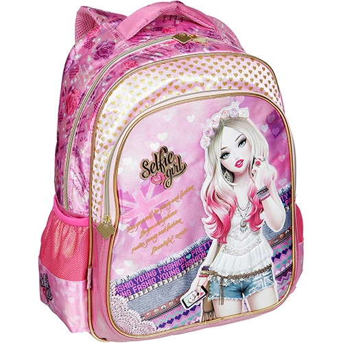 Mochila De Costas Grande Selfie Girl Folk Romance Pacific