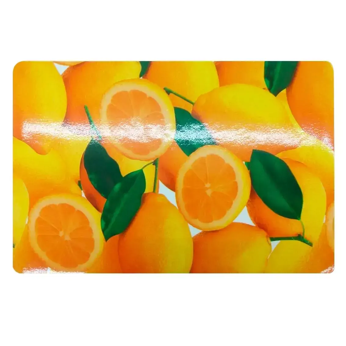 Lugar Americano Pvc 4 Peças Estampado Laranjas