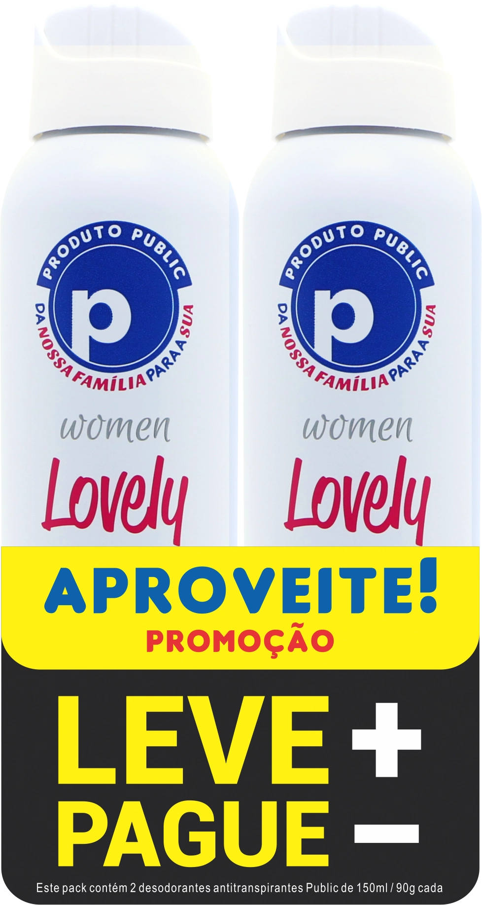 Des Aero Public 150ml Women Lovely C/2 Lv Pg