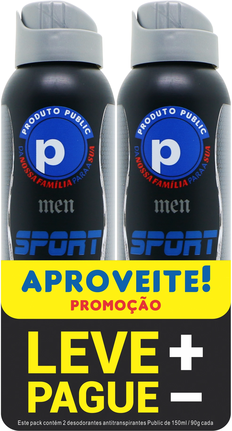 Des Aero Public 150ml Men Sport C/2 Lv Pg