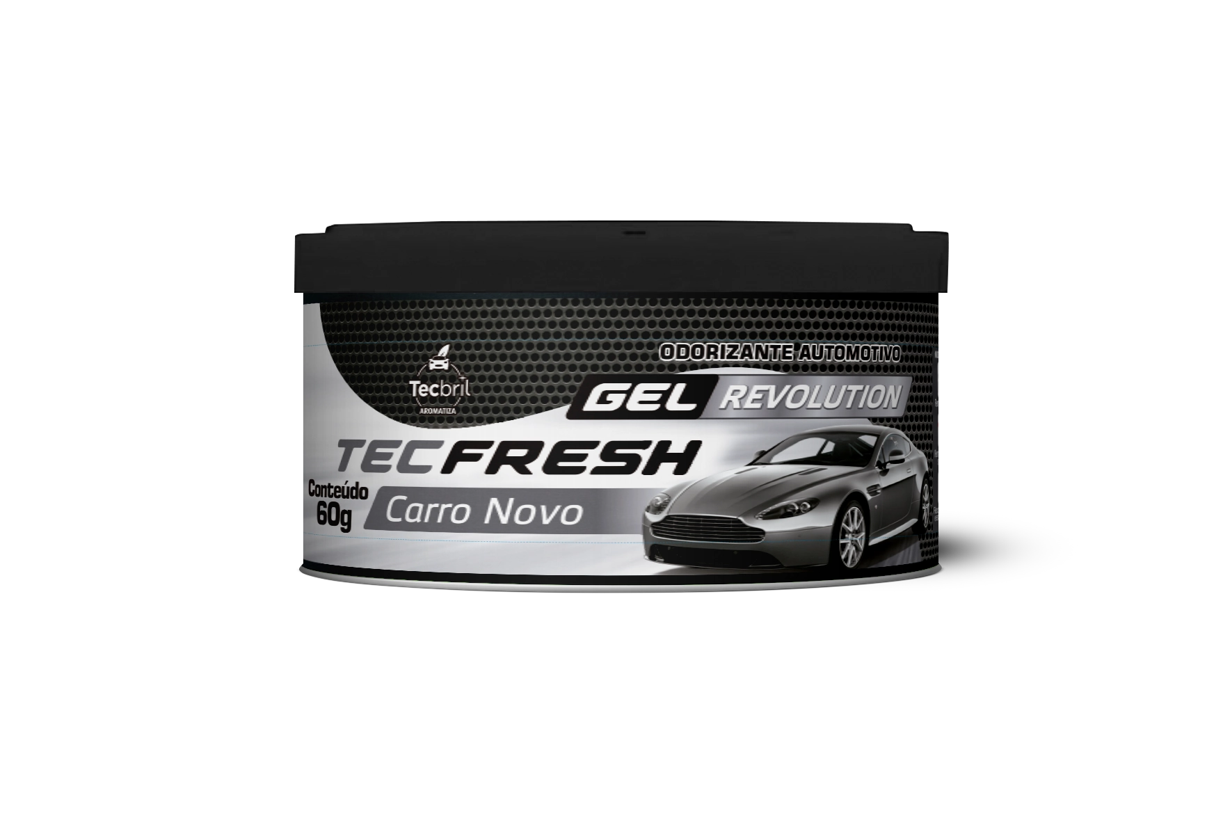 Desod Carro Tecfresh Gel Carro Novo 60ml