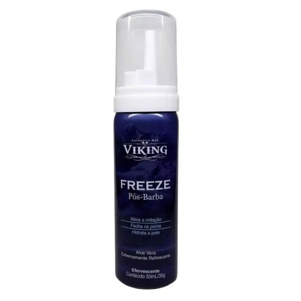 Freeze Pós Barba Efervescente Com Aloe Vera - Viking
