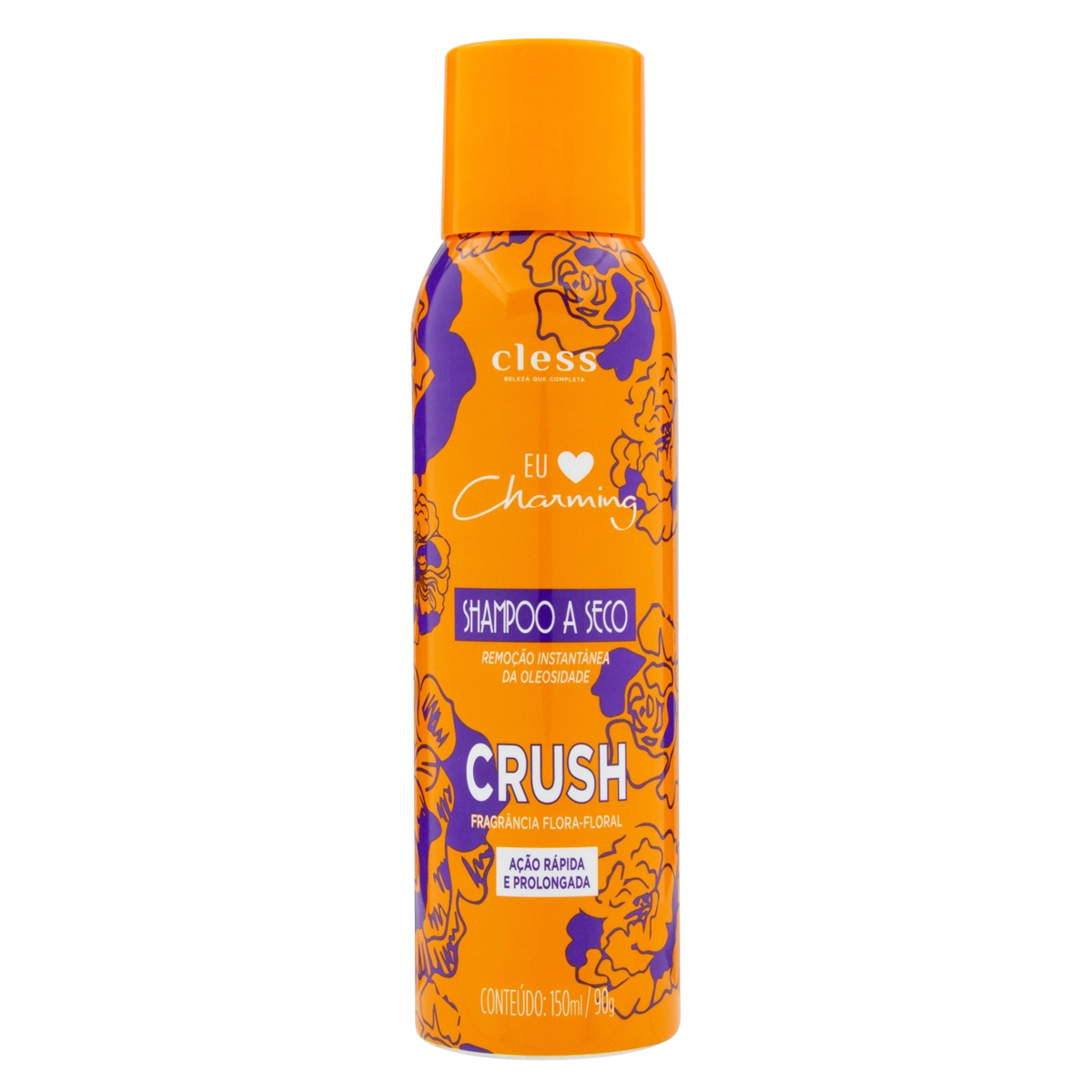 Shampoo A Seco Crush Cless Eu Amo Charming Frasco 150ml