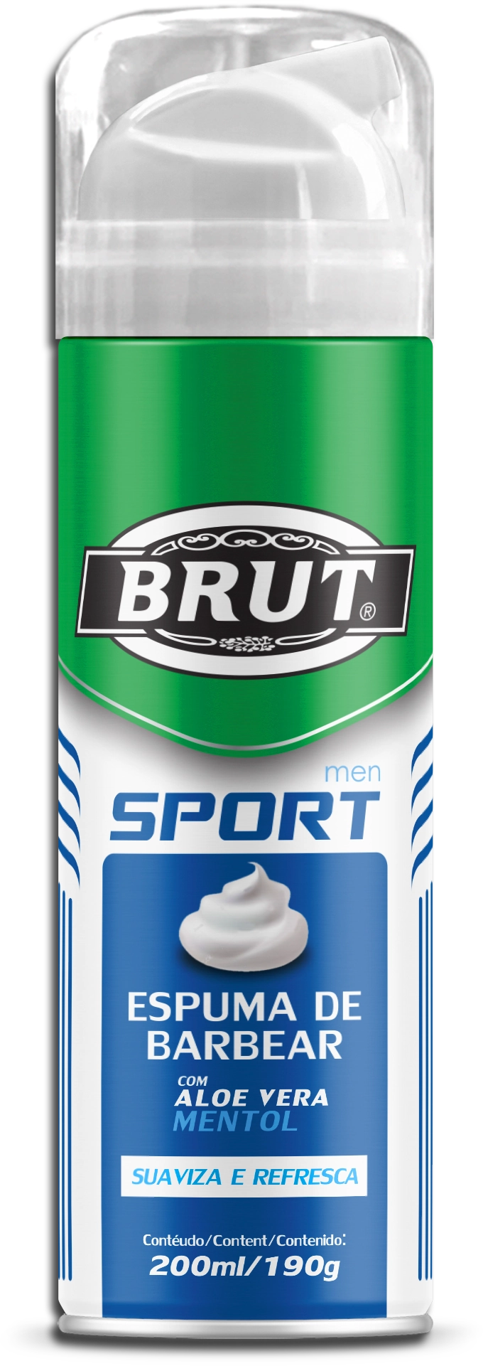 Espuma Barbear Brut 200ml/190g Sport