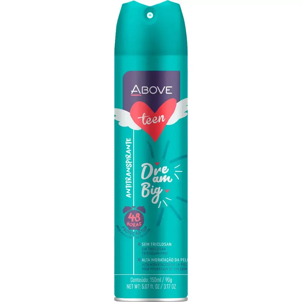 Desodorante Aerosol Above 150Ml Teen Dream Big, Above