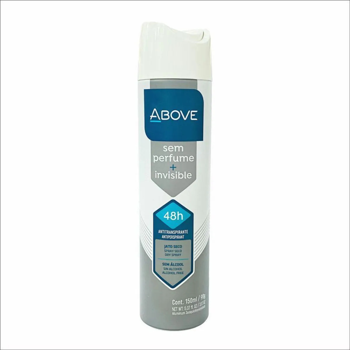 Desodorante Above Aerosol Sem Perfume 150ml/90g