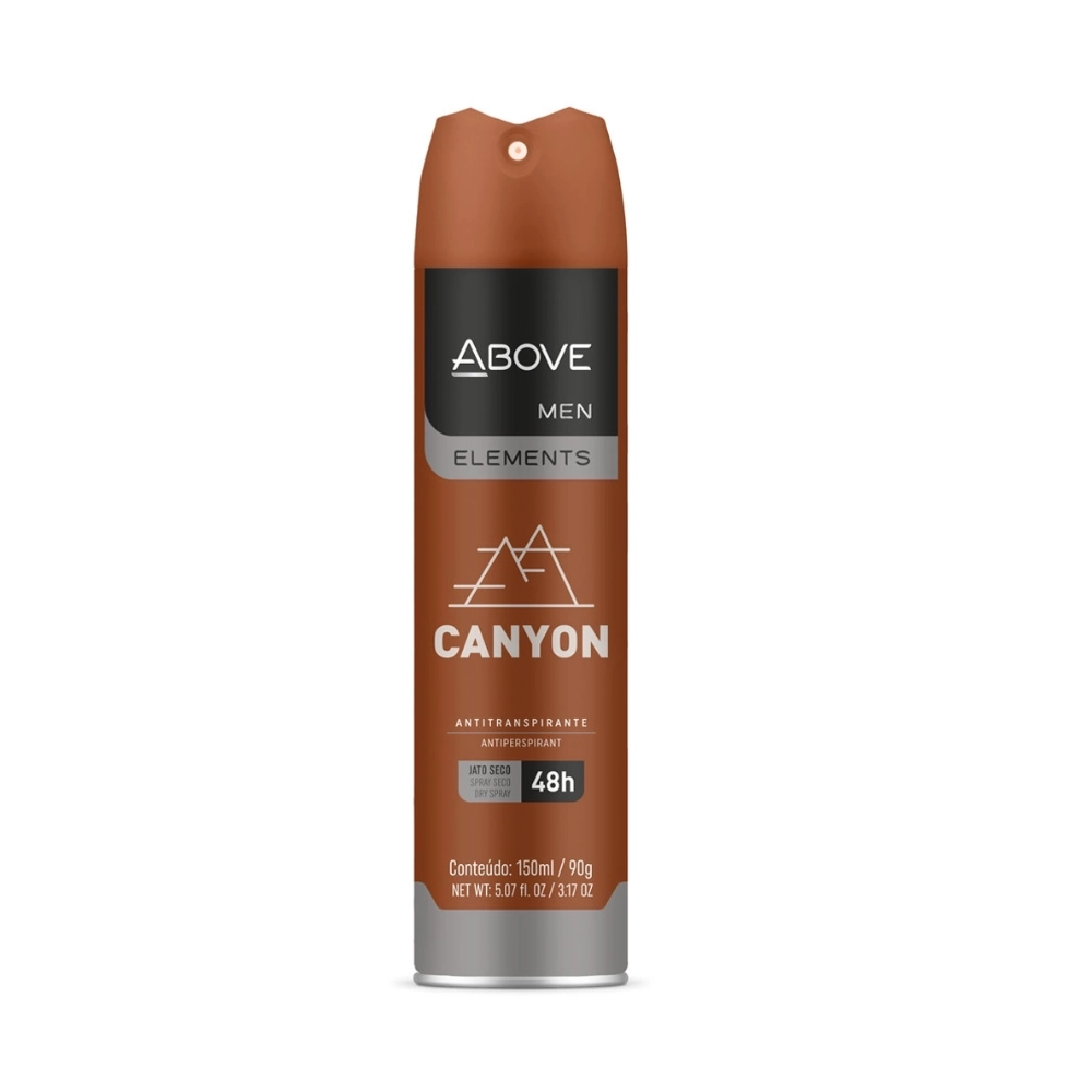 Desodorante Above Aerosol Men Canyon 150ml/90g