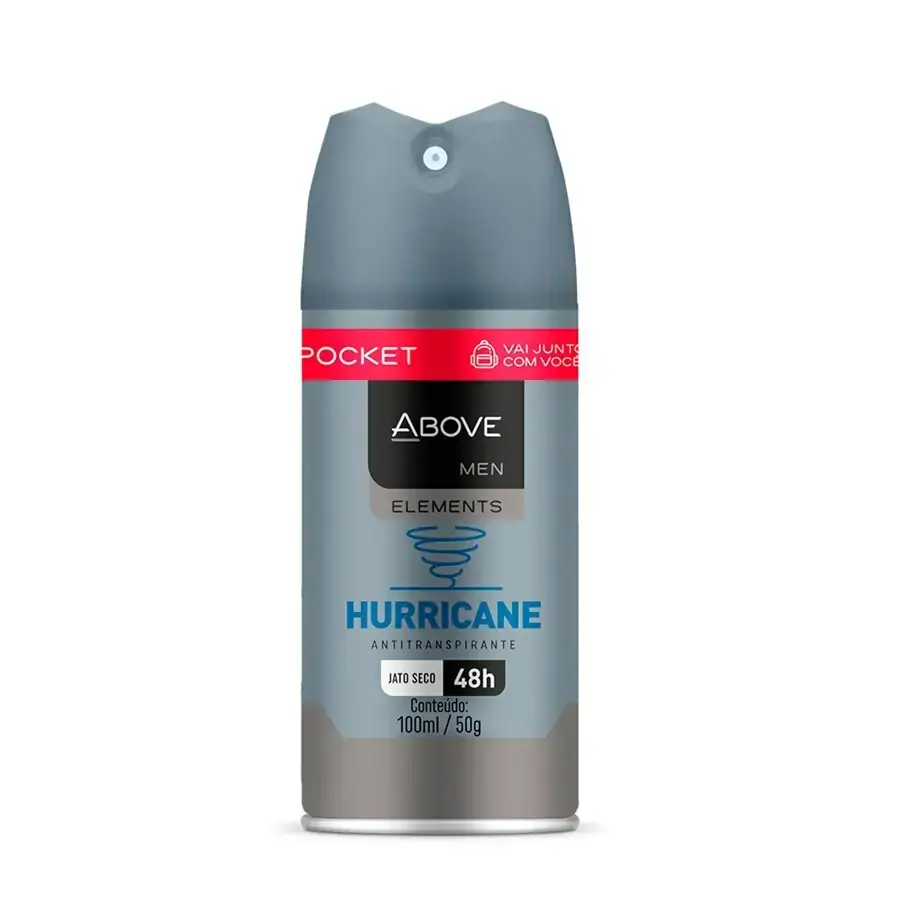 Desodorante Above Ant Aero Pocket Elements Hurricane 100ml
