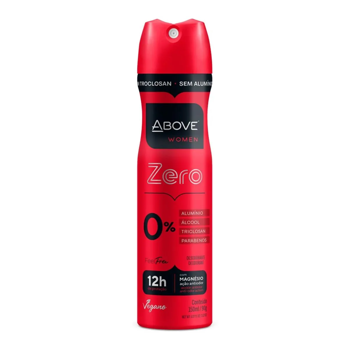 Desodorante Spray Above Zero Feminino 150ml