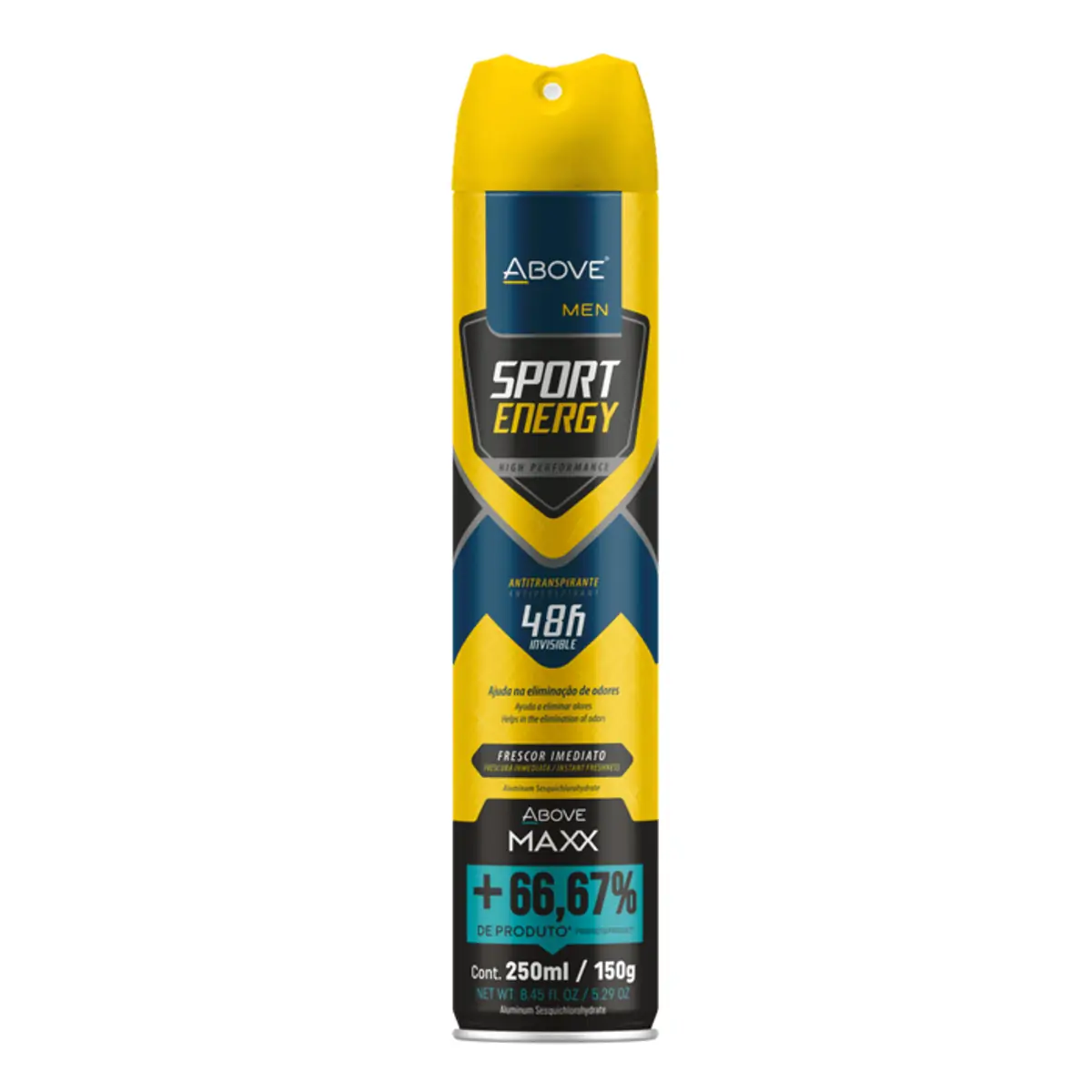 Desodorante Aerosol Above Sport Energy Men 250ml