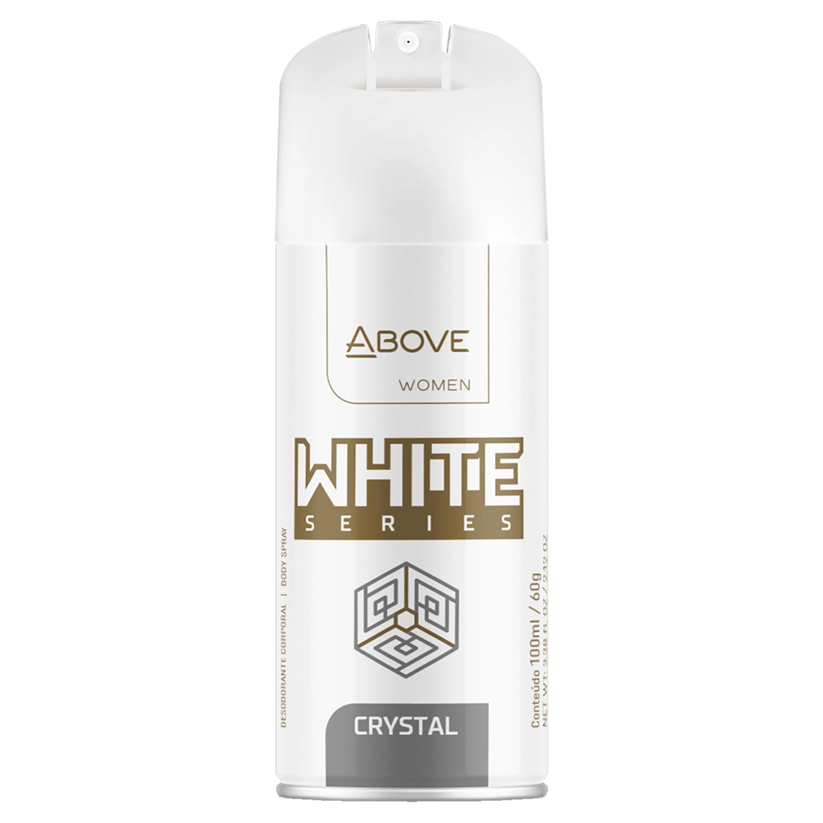 Desodorante Crystal Above Women White Series 100ml Spray