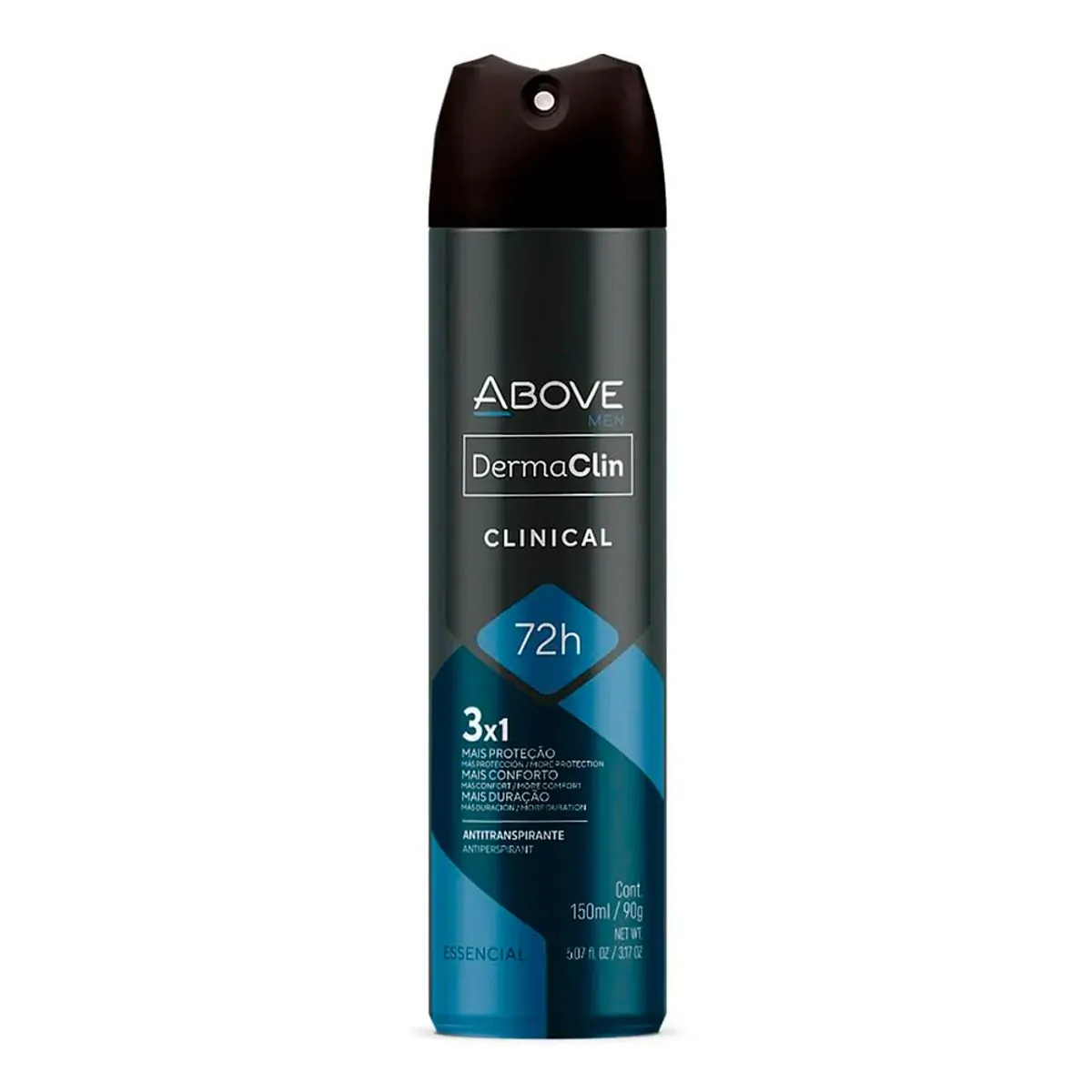 Antitranspirante Aerossol Above Men Derma Clinical 150ml