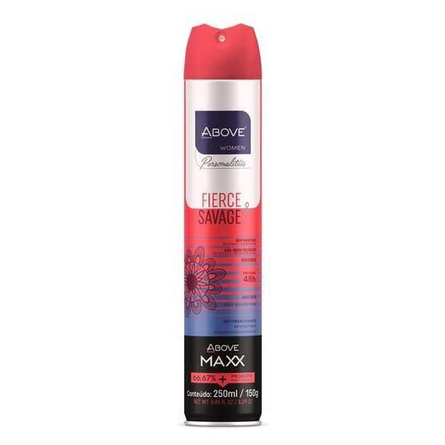 Antitranspirante Jato Seco Invisible Fierce Savage Above Women Personalities Maxx 250ml Spray