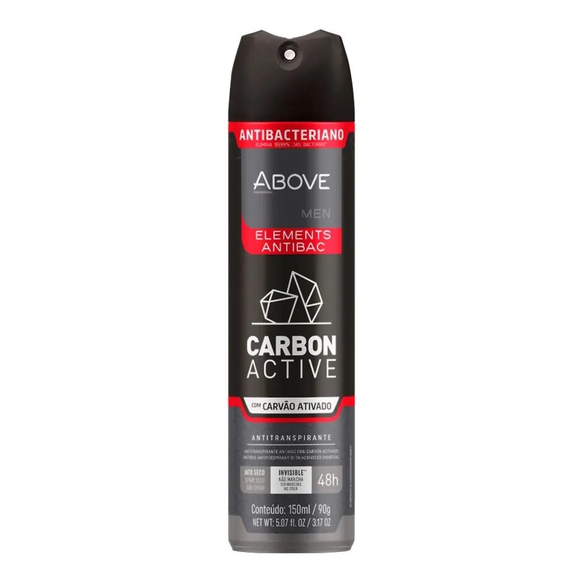 Desodorante Aerossol Above Element Carbon 150ml