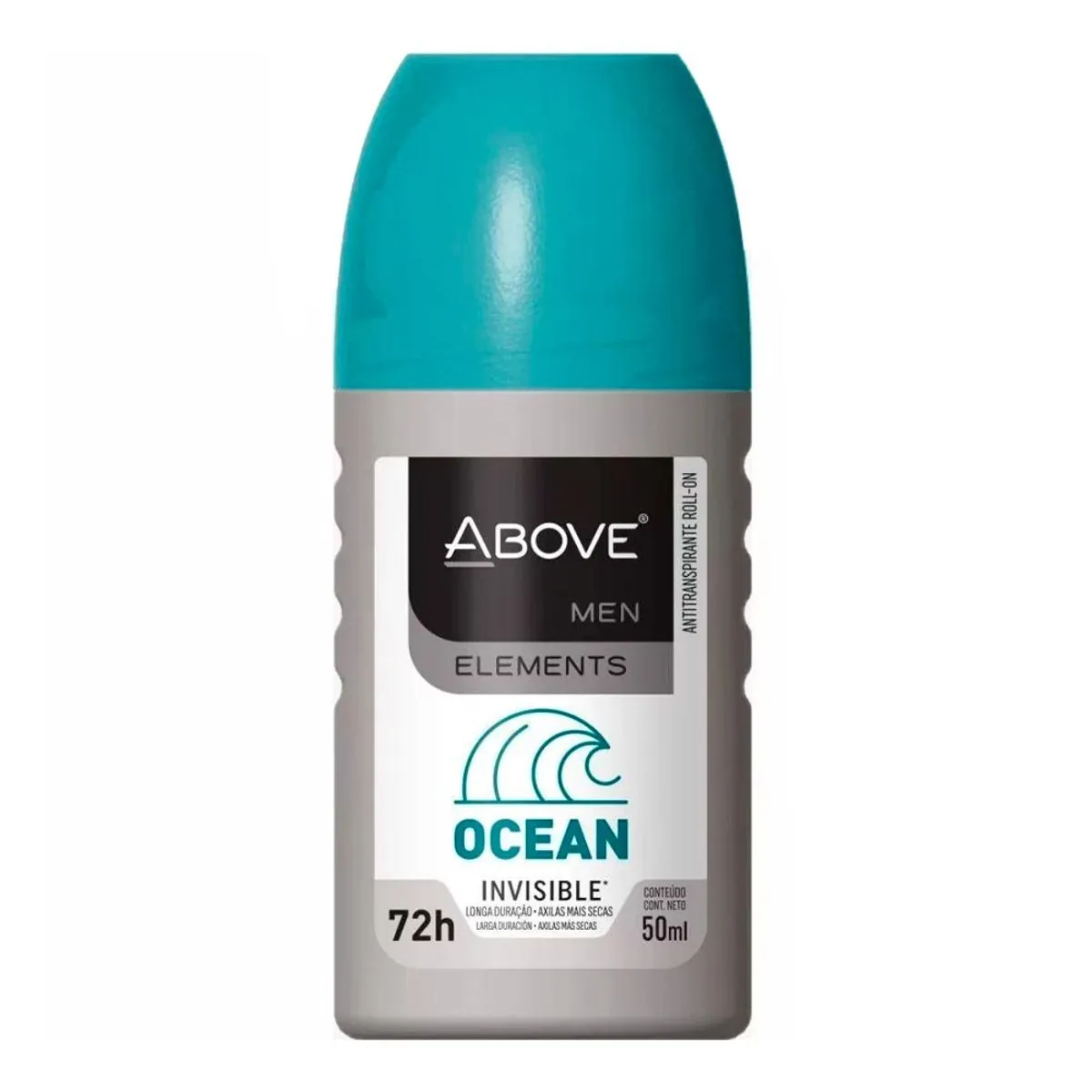 Antitranspirante Roll-On Invisible Ocean Above Men Elements 50ml