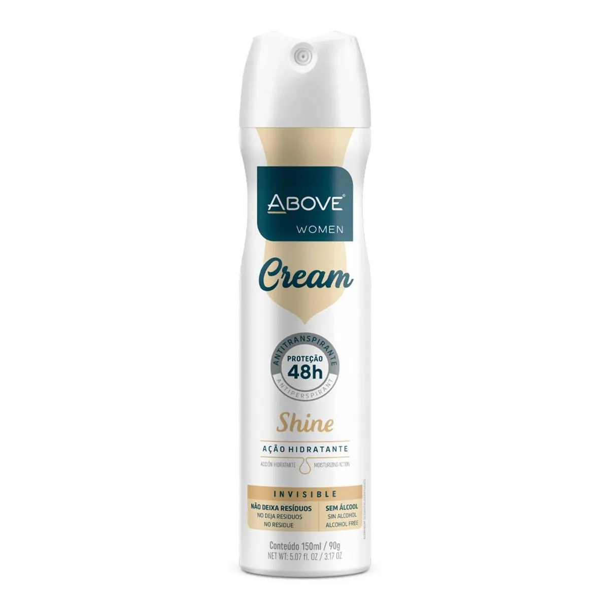 Desodorante Aerossol Above Cream Shine 150ml