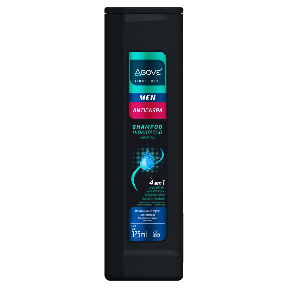 Shampoo Anticaspa Above Men Frasco 325ml
