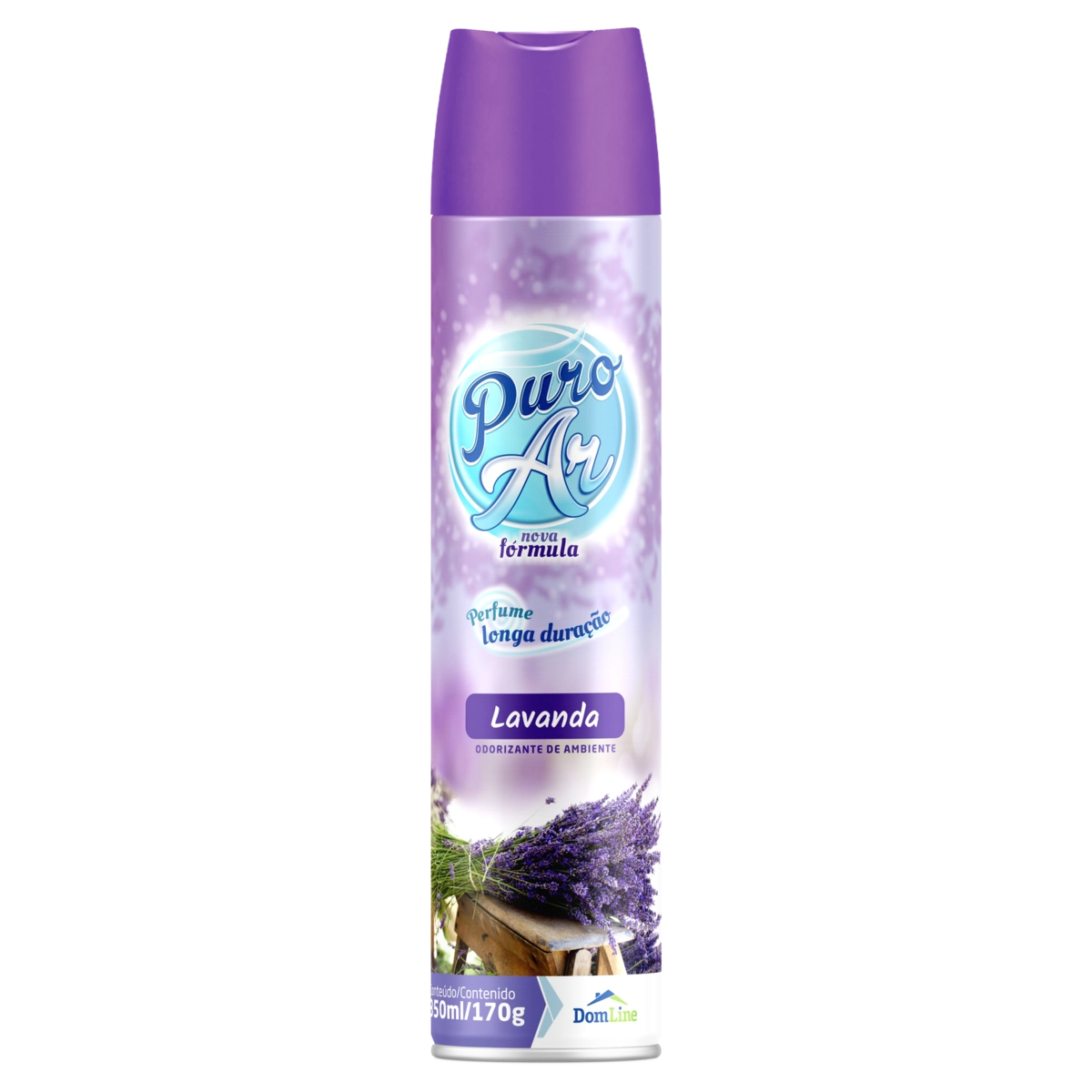 Odorizador De Ambiente Aerossol Lavanda Puro Ar Frasco 350ml Spray