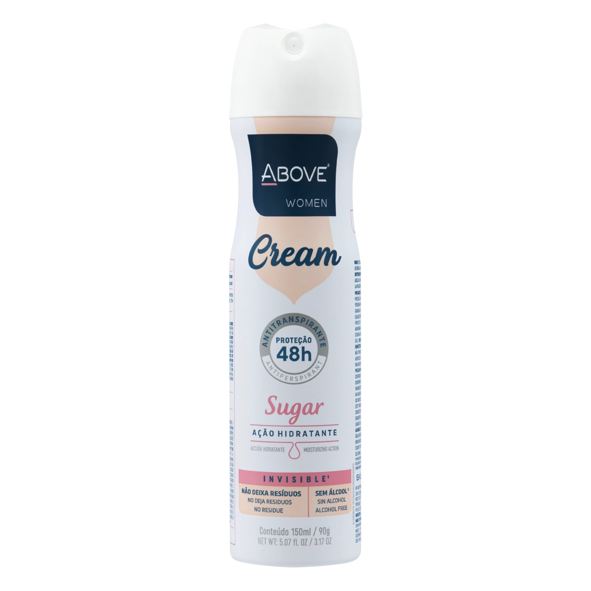 Antitranspirante Aerossol Invisible Sugar Above Women Cream 150ml