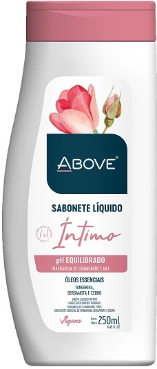 Sabonete Líquido íntimo Champanhe E Mel Above Frasco 250g