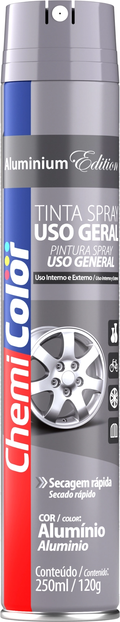 Tinta Spray Chemicolor Alum Uso Ger 250ml