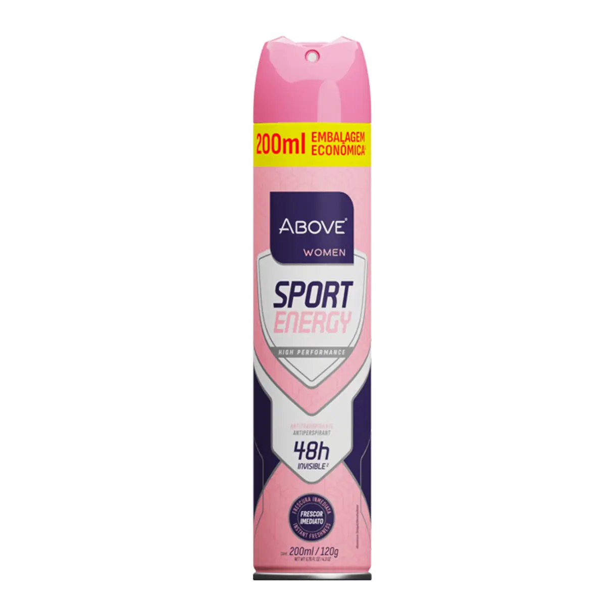 Antitranspirante Aerossol Sport Energy Above Women 200ml Spray Embalagem Econômica