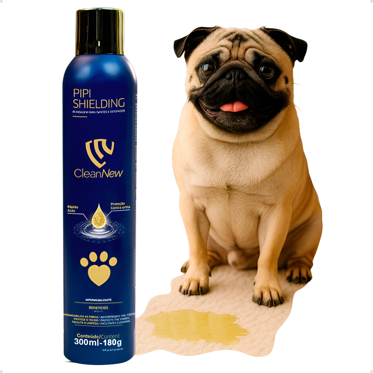 Impermeabilizante Blindagem para Tecidos Linha Pet Pipi Shielding CleanNew