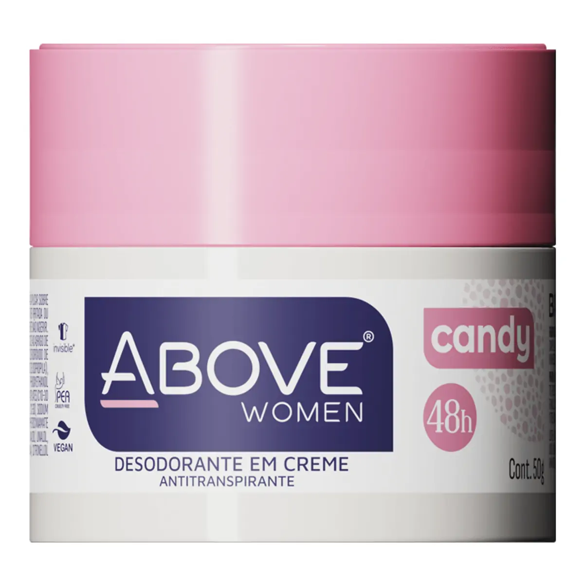 Desodorante Creme Invisible Candy Above Women 50g