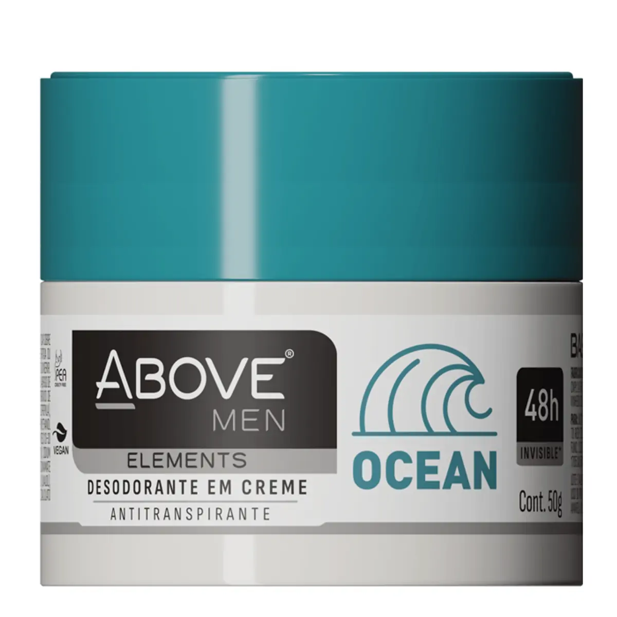 Desodorante Creme Invisible Ocean Above Men Elements 50g
