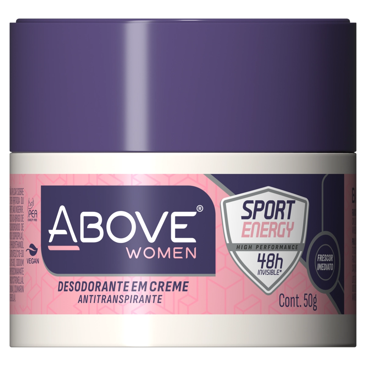 Desodorante Creme Sport Energy Above Women 50g