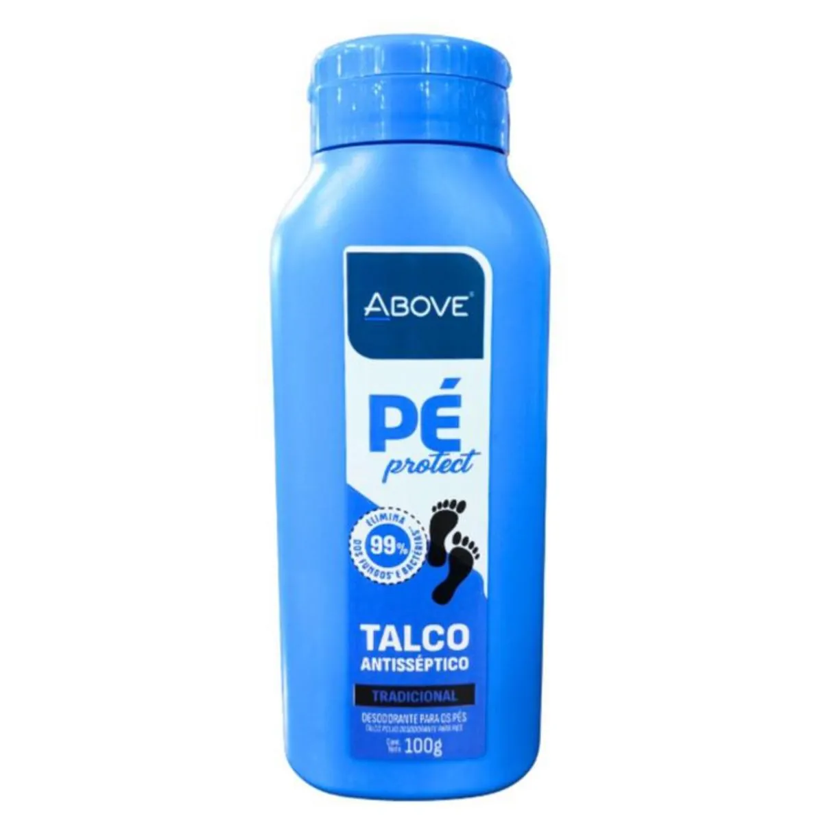 Talco Antisséptico Tradicional Above Pé Protect Frasco 100g