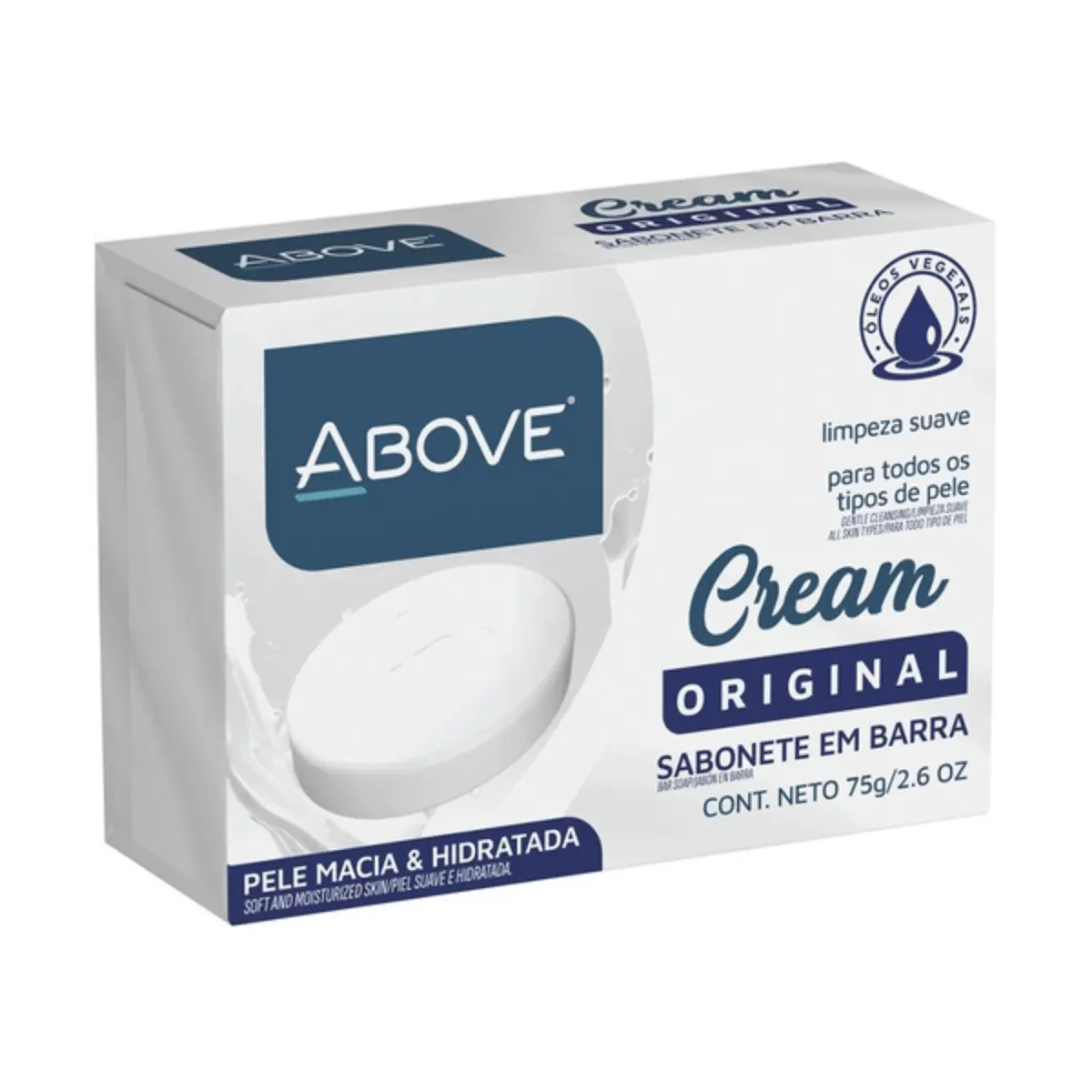Sabonete Barra Original Above Cream Caixa 75g