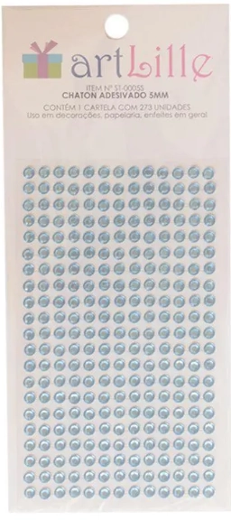 Chaton Adesivado 3mm Azul Ref.st 0005xs Art Lille