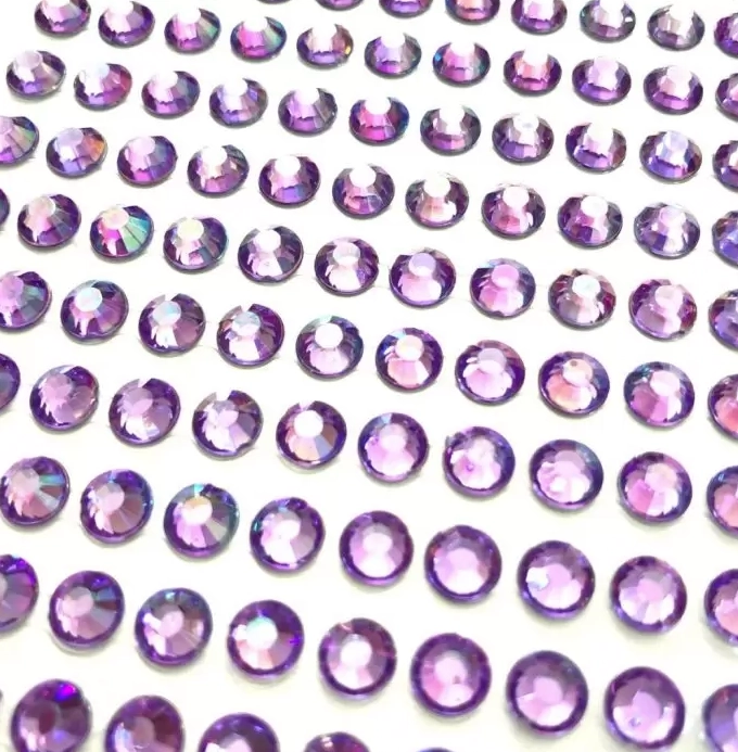 Art Lille St 0005sablil Nac Chaton Adesivado 5mm Nacarado Lilas