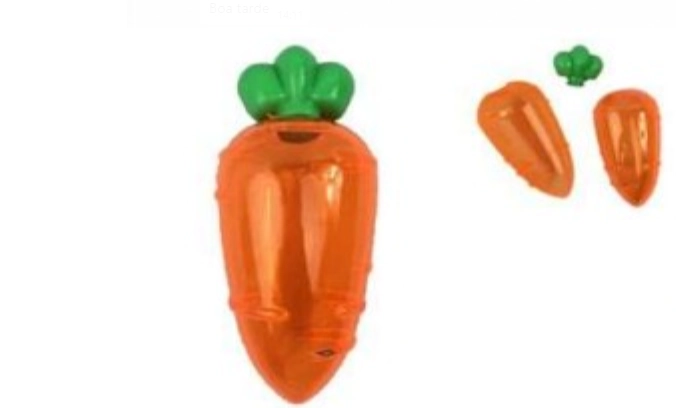 Enfeite Plast. Cenoura Peq Laranj C/10 Ref.cp 0226