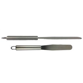 Espatula Confeiteiro Reta Metal 15cm Ba 0058xsret