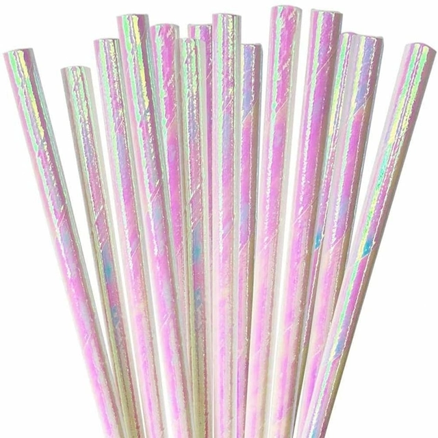 Art Lille Tp 002n Bra Canudo Papel 12un Nacar Branco