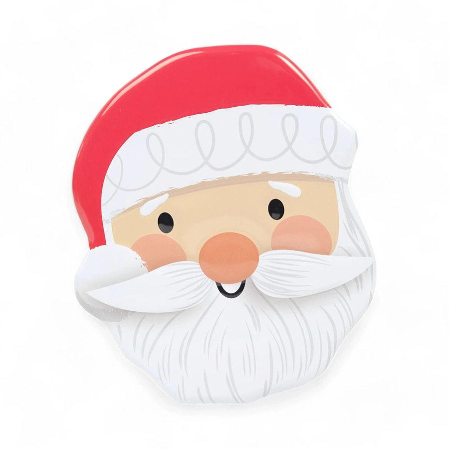 Enfeite Metal Lata Papai Noel Med Nt 0082ucc Art Lille