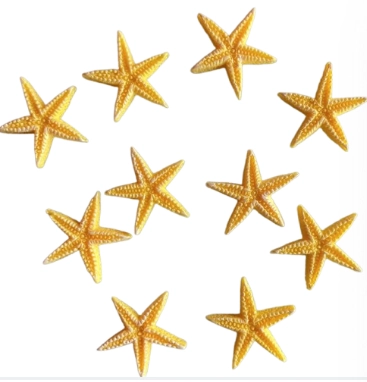 Mini Estrela Plast C/10 Artlille Amarelo