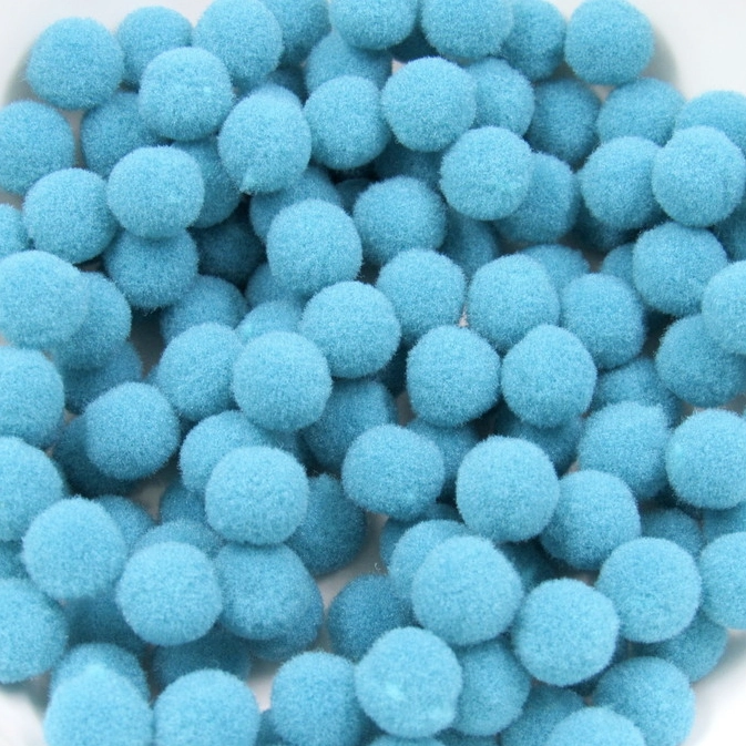 Pompom Azul Cl 1cm 100un Bj 0021azc Art Lille