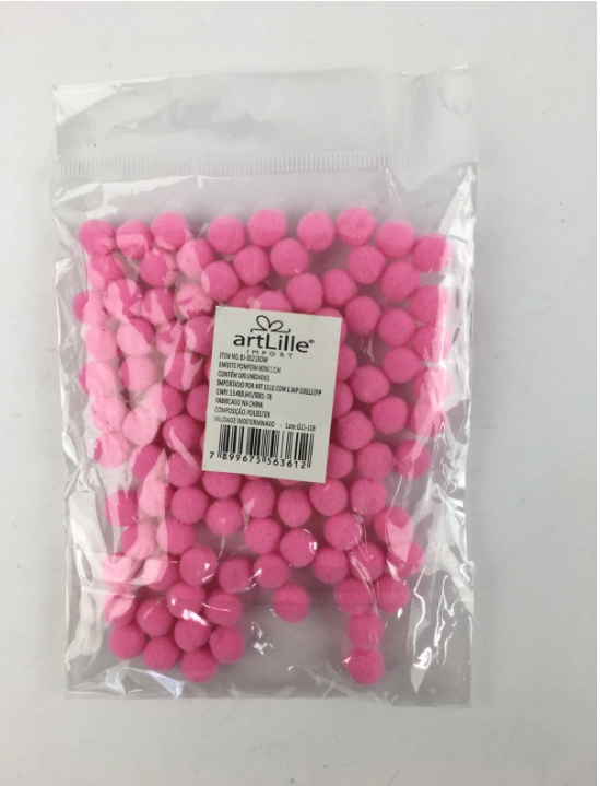 Pompom Rom 1cm 100un Bj 0021rom Art Lille
