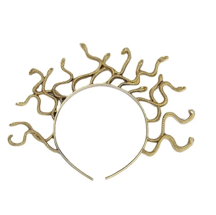 Tiara Plast Medusa Dourada Art Lille