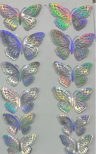 Borboleta Papel Furtacor C/6 Ref.ob103nfur Art Lille